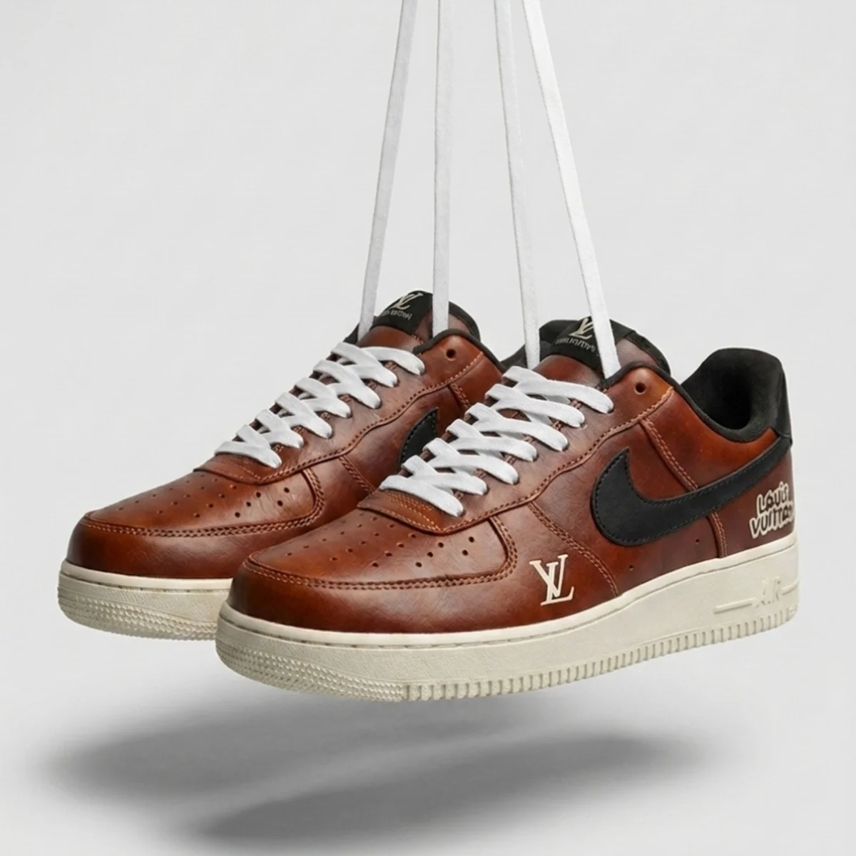 Cognac LV Air Force 1 - Image 3