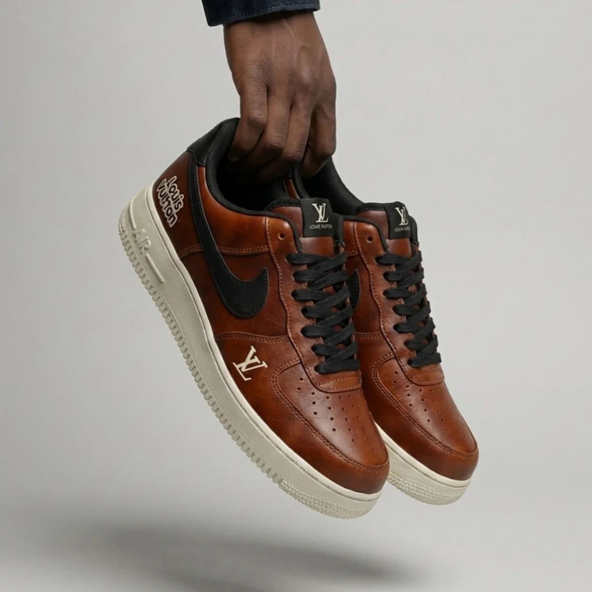 Cognac LV Air Force 1 - Image 4