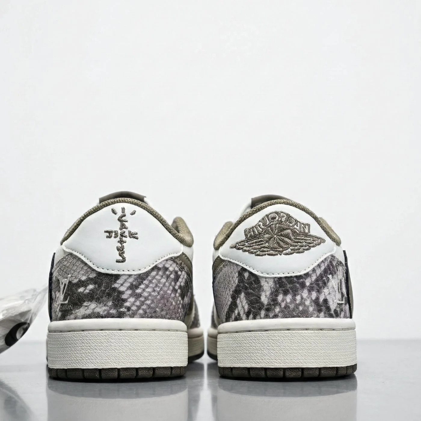Desert Python LV Air Jordan 1 - Image 5
