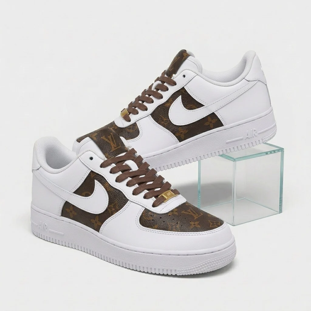 Monogram LV Air Force 1 - Image 4