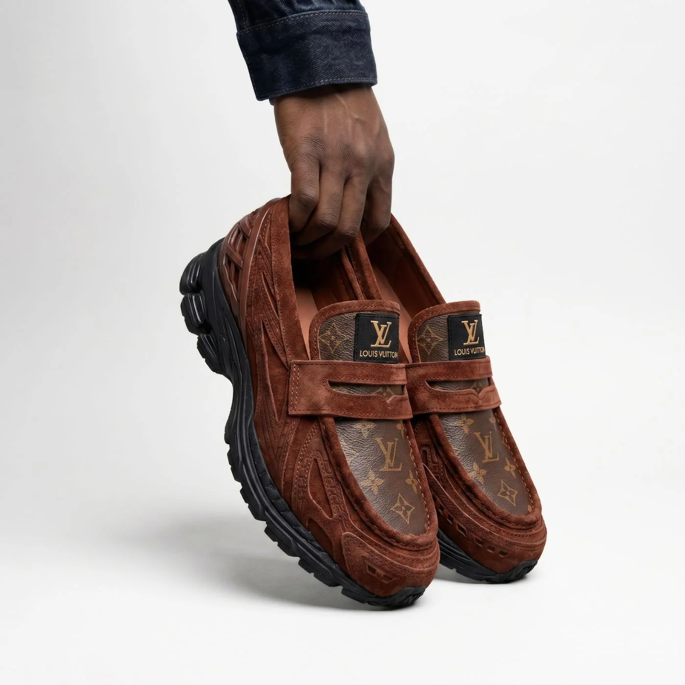 Premium LV New Balance 1906L Loafers - Image 4
