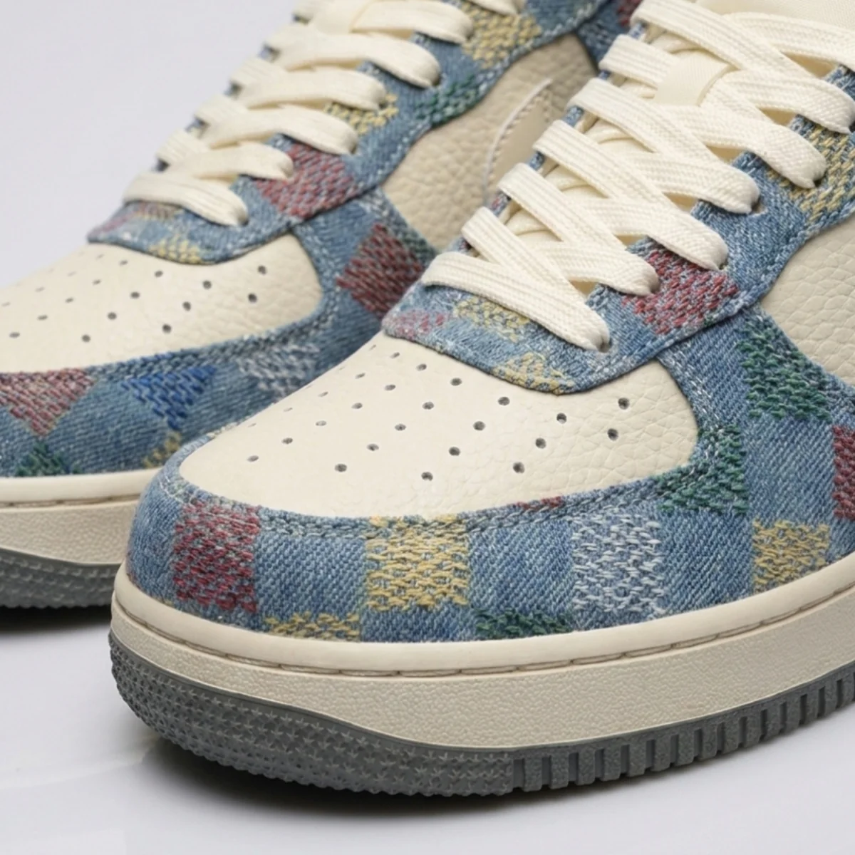 Sky Blue LV Air Force 1 - Image 5