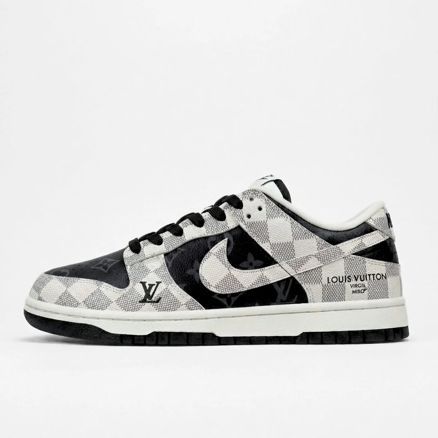 Royal Black LV Dunks Low - Image 2