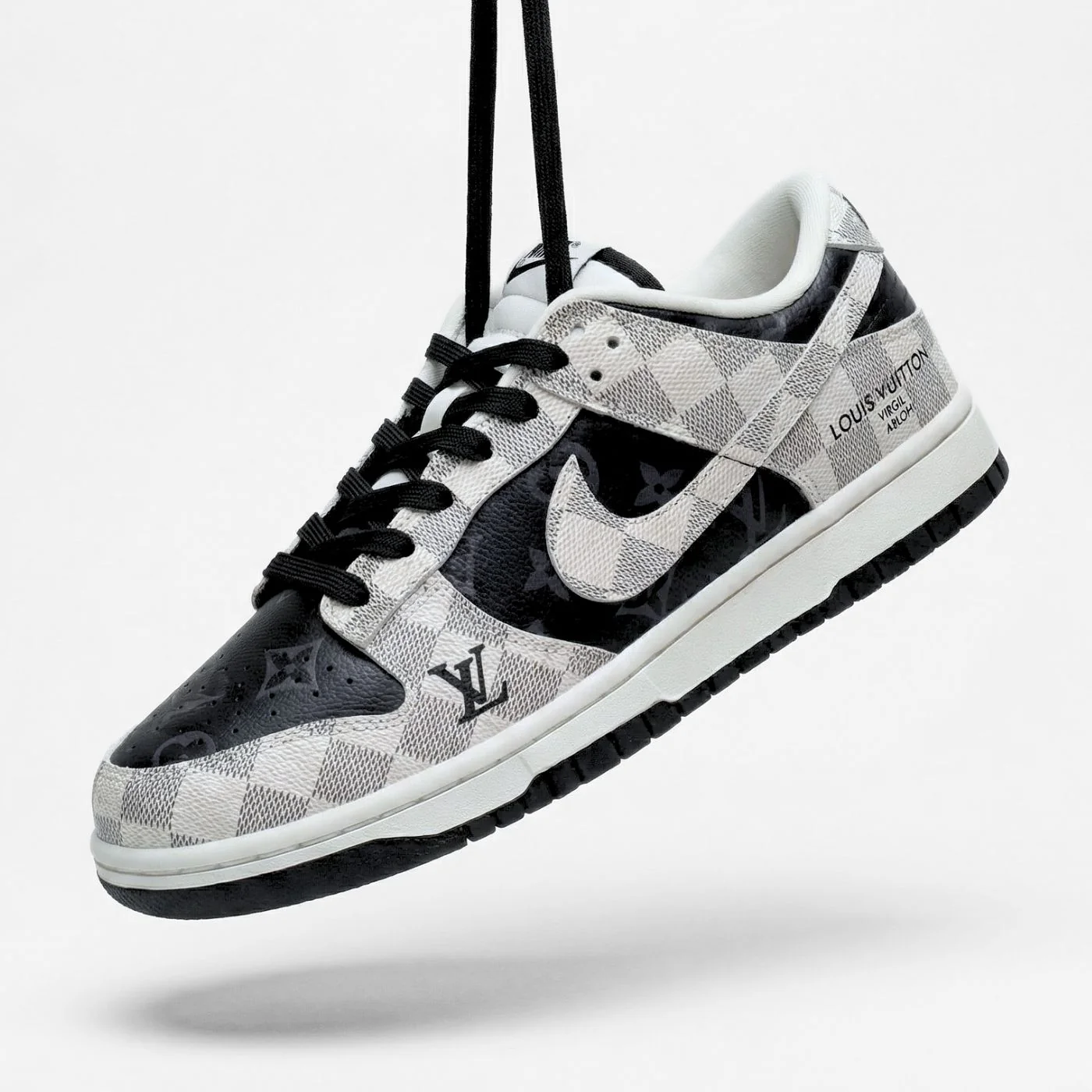 Royal Black LV Dunks Low - Image 4