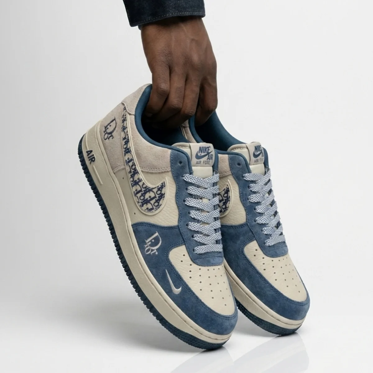 Blue Dior Air Force 1 - Image 3