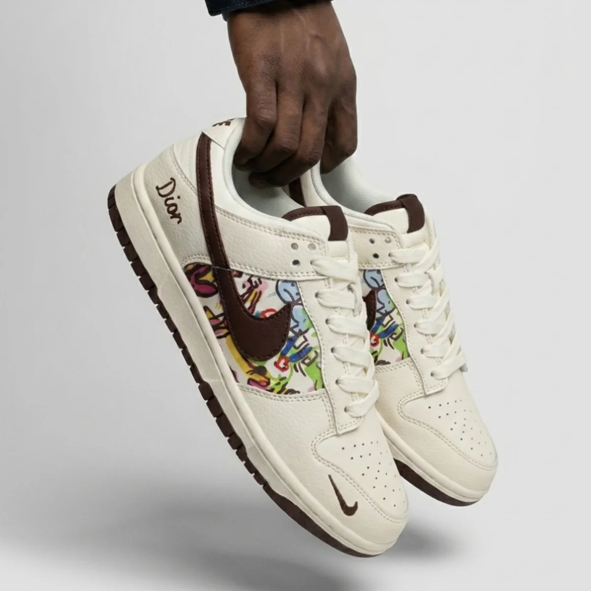 Vintage Dior Graffiti Dunk Low - Image 3